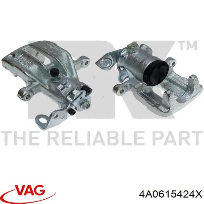 Zacisk hamulcowy tylny prawy 4A0615424X VAG
