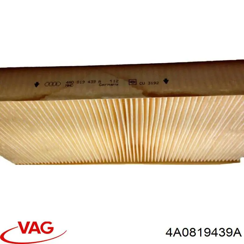 Do koszyka 4A0819439A VAG Filtr kabiny