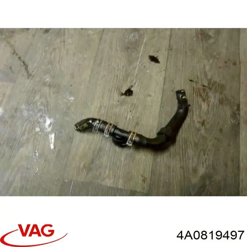 Do koszyka 4A0819497 VAG Kołnierz układu chłodzenia (trójnik)