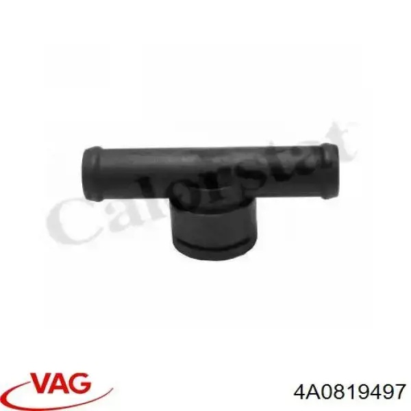 Do koszyka 4A0819497 VAG Kołnierz układu chłodzenia (trójnik)