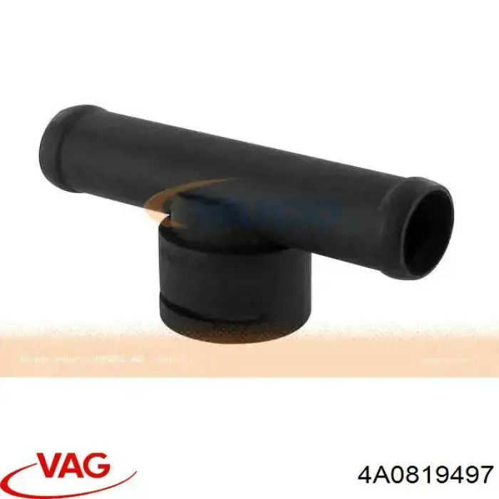 Kołnierz układu chłodzenia (trójnik) 4A0819497 VAG