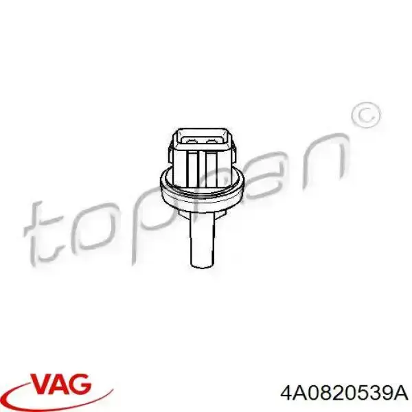 Czujnik temperatury wewnętrznej VAG 4A0820539A cena, od 9,57 USD