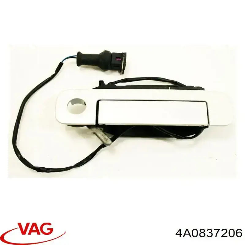4A0837206 VAG klamka drzwi przednich zewnętrzna prawa