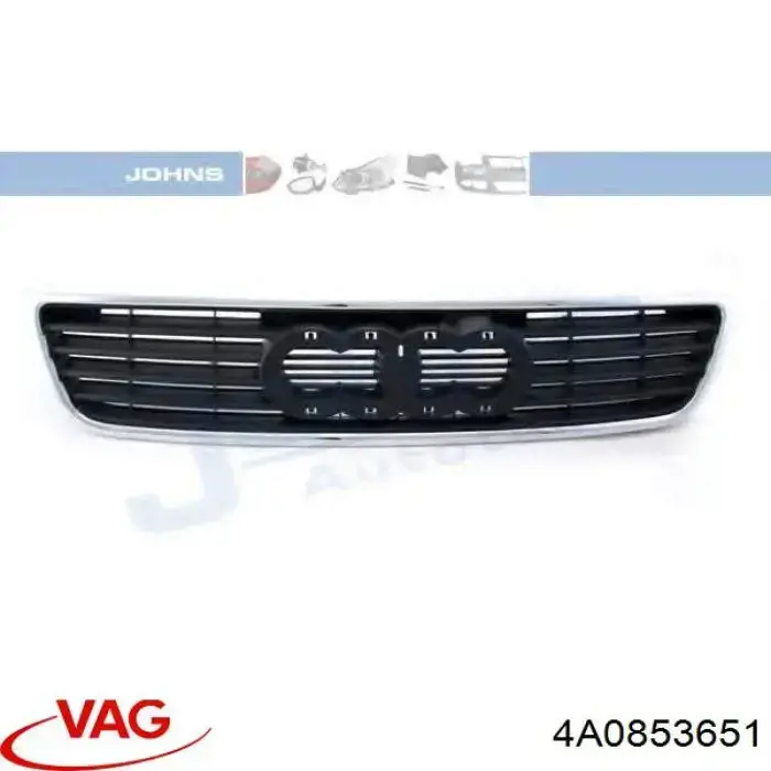 Atrapa chłodnicy Audi 100 C4 sedana (4A2) (1990 - 1994) cena, od 35,75 USD