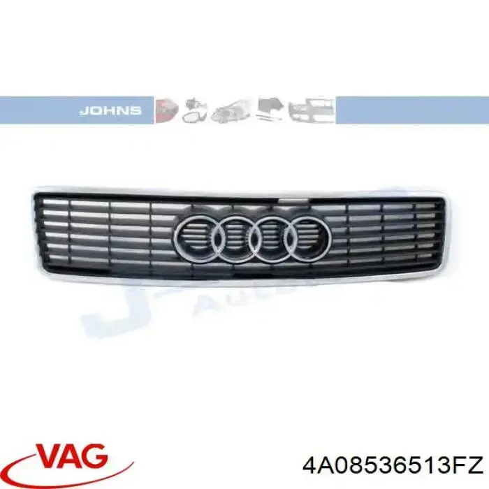 Atrapa chłodnicy VAG 4A08536513FZ cena, od 61,88 USD