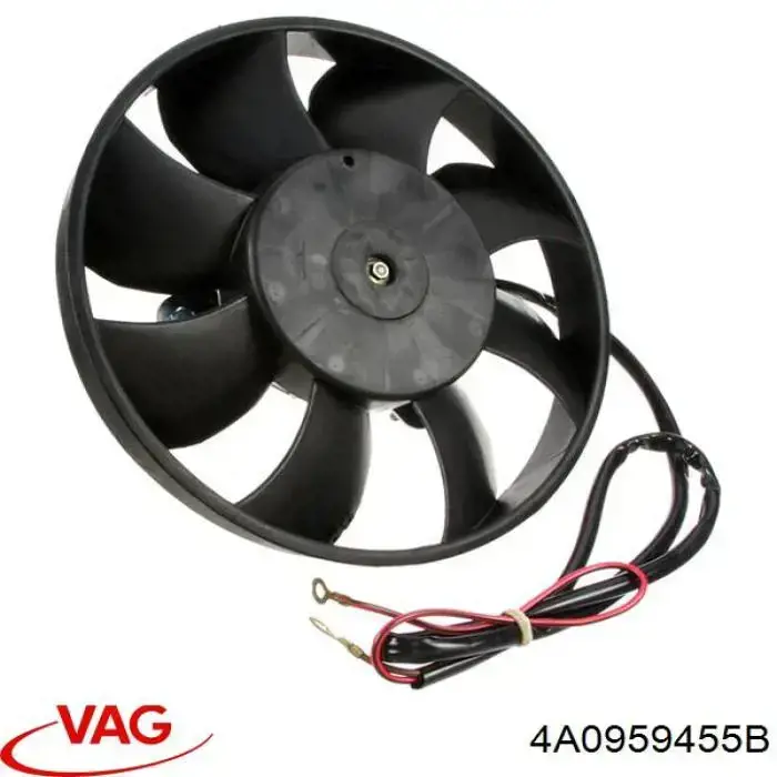 Wentylator elektryczny układu chłodzenia kompletny (silnik+wirnik) VAG 4A0959455B cena, od 75,42 USD