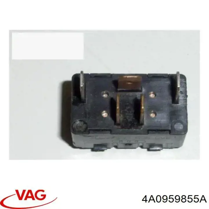 Do koszyka 4A0959855A VAG Włącznik przyciskowy podnośnika szyby przedni lewy