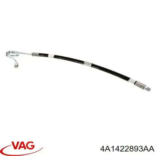 4A1422893AA VAG Przewód hydraulicznego układu wspomagania wysokiego ciśnienia, od pompy do maglownicy (mechanizmu)