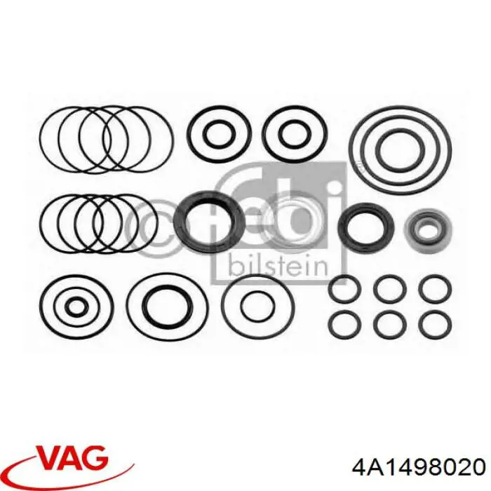 Zestaw naprawczy maglownicy (mechanizmu) (zestaw uszczelniaczy) VAG 4A1498020 cena, od 17,82 USD