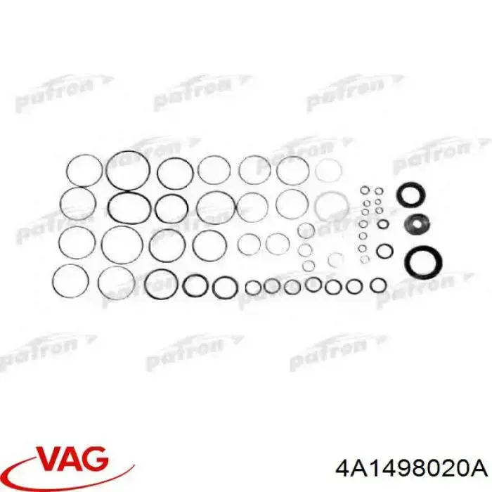 Zestaw naprawczy maglownicy (mechanizmu) (zestaw uszczelniaczy) VAG 4A1498020A cena, od 39,23 USD