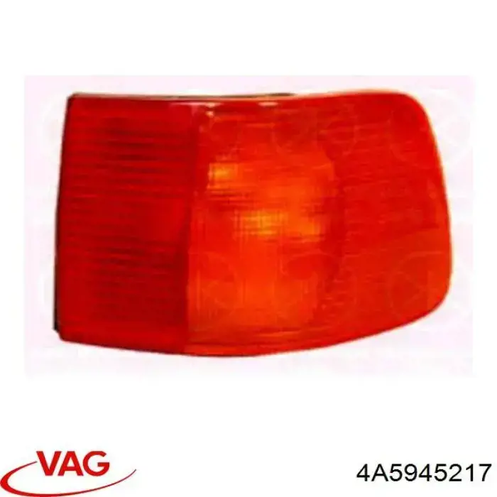 Do koszyka 4A5945217 VAG Lampa zespolona tylna lewa zewnętrzna