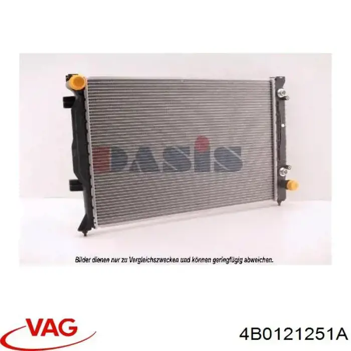 4B0121251A VAG Chłodnica silnika