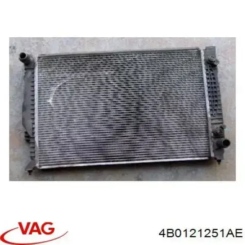Do koszyka 4B0121251AE VAG Chłodnica silnika