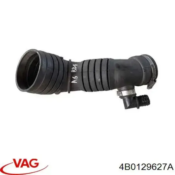 4B0129627A VAG Króciec powietrza, przepływomierz