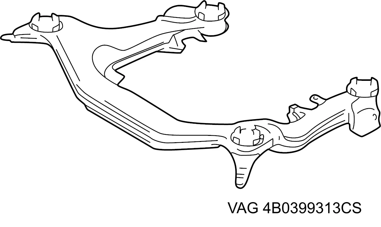 Korpus osi przedniej VAG 4B0399313CS cena, od 258,55 USD