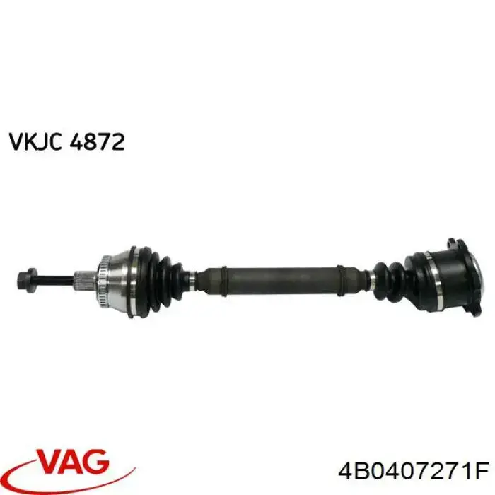 Półoś napędowa przednia lewa VAG 4B0407271F cena, od 103,86 USD