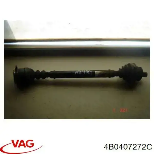 Półoś napędowa przednia prawa VAG 4B0407272C cena, od 107,26 USD