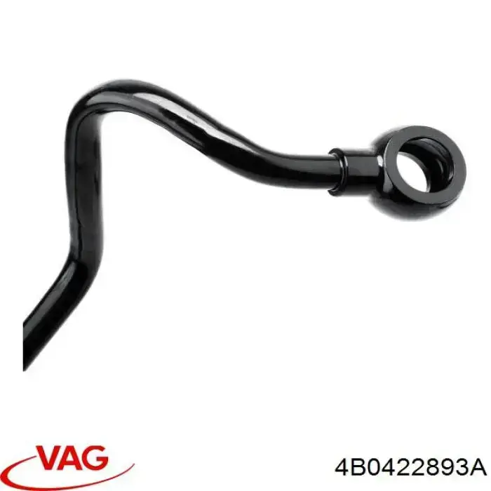 Przewód hydraulicznego układu wspomagania wysokiego ciśnienia, od pompy do maglownicy (mechanizmu) VAG 4B0422893A cena, od 48,54 USD