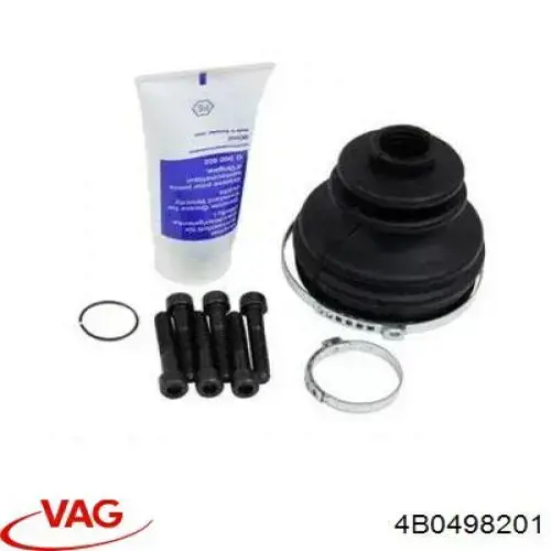 Osłona przegubu homokinetycznego półosi przedniej wewnętrzna 4B0498201 VAG
