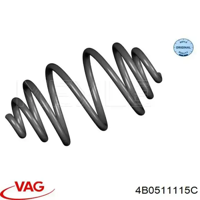 Sprężyna tylna VAG 4B0511115C cena, od 25,84 USD