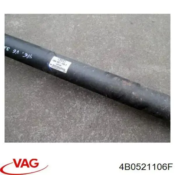 Do koszyka Wał Cardana tylny, kompletny Audi A6 C5 4B2, 4B4