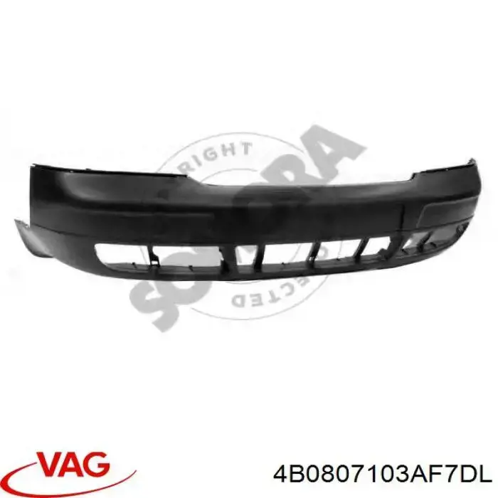 Zderzak przedni VAG 4B0807103AF7DL cena, od 111,94 USD