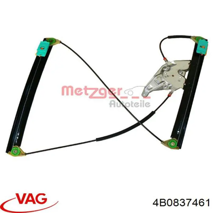 Do koszyka 4B0837461 VAG Mechanizm podnoszenia szyby drzwi przednich lewych