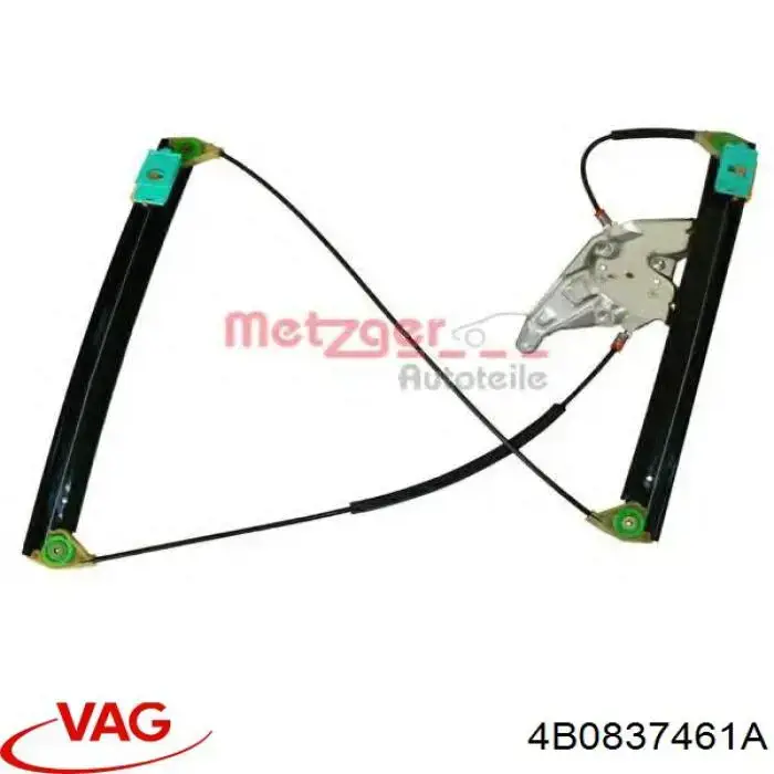 Do koszyka 4B0837461A VAG Mechanizm podnoszenia szyby drzwi przednich lewych