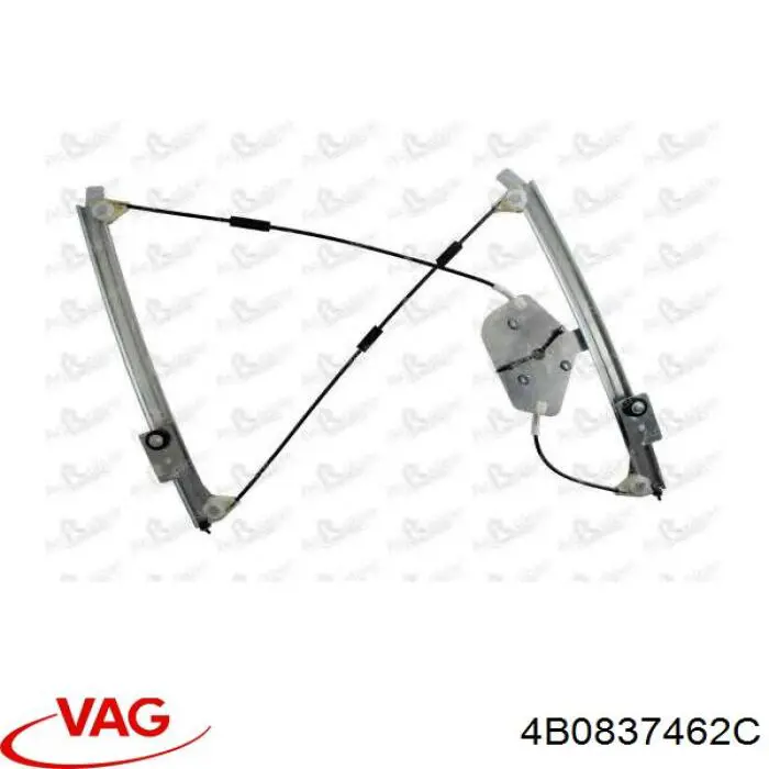 Do koszyka 4B0837462C VAG Mechanizm podnoszenia szyby drzwi przednich prawych