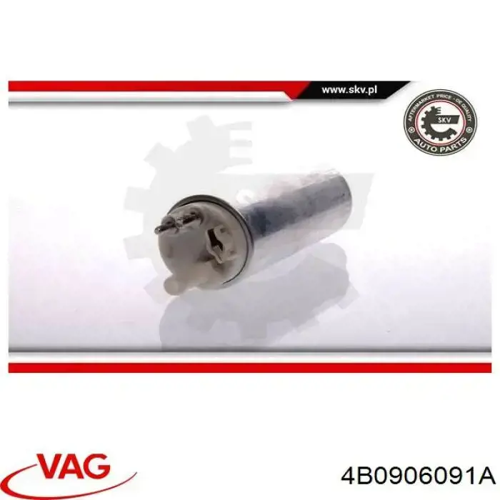 Do koszyka 4B0906091A VAG Element-turbina pompy paliwa