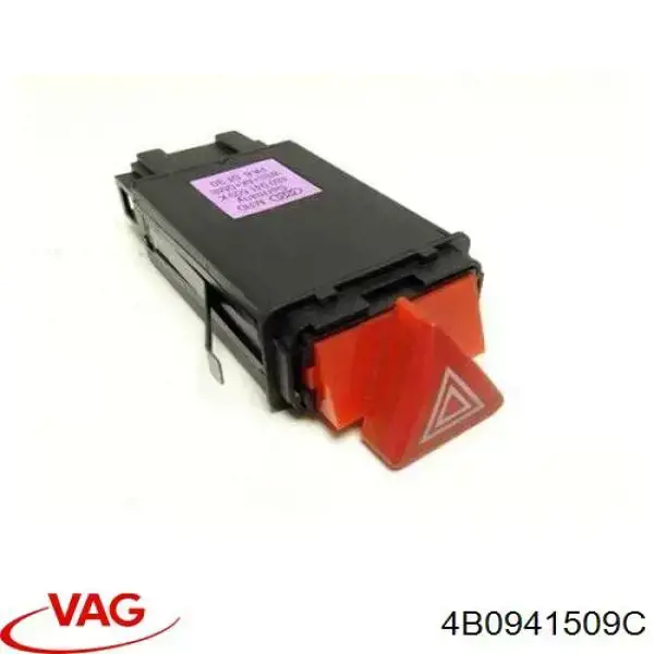 Do koszyka 4B0941509C VAG Przycisk włączania światła awaryjnego