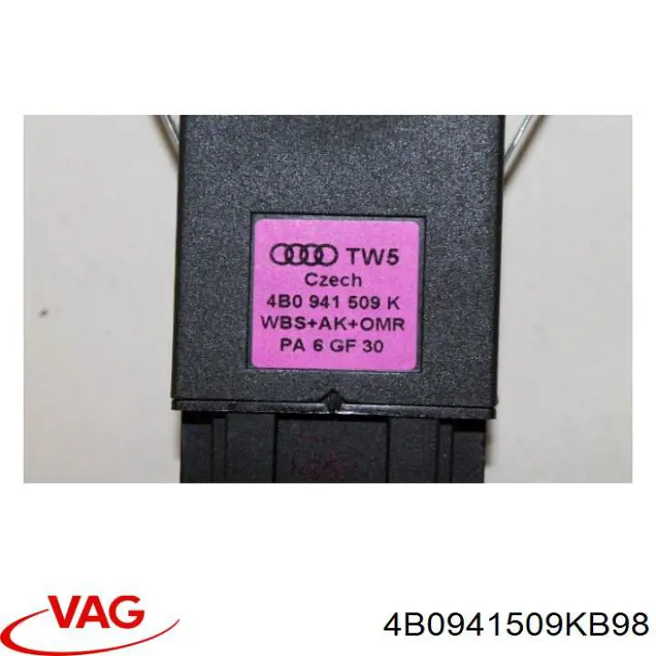 Do koszyka 4B0941509KB98 VAG Przycisk włączania światła awaryjnego