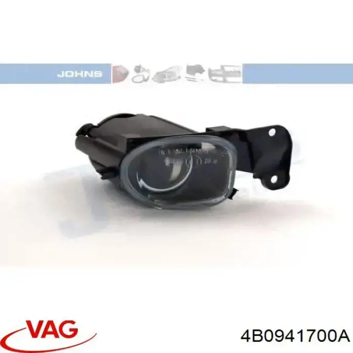 4B0941700A VAG Lampa przeciwmgielna prawa
