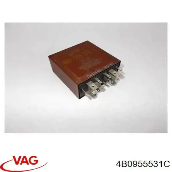 Do koszyka 4B0955531C VAG Przekaźnik sterownika wycieraczek