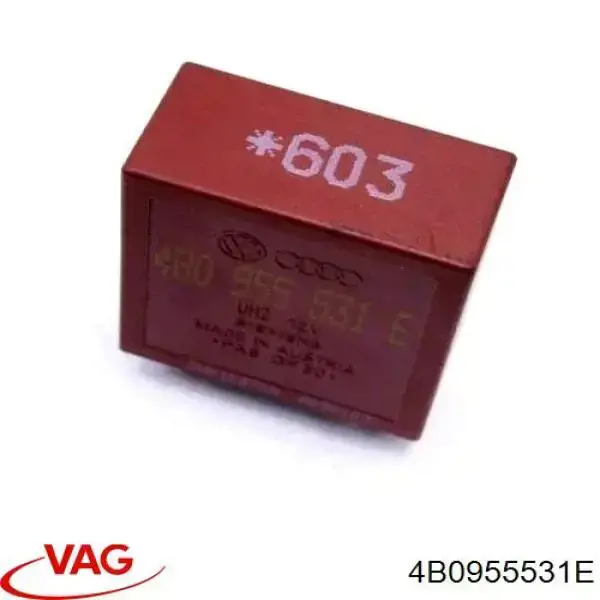 Przekaźnik sterownika wycieraczek VAG 4B0955531E