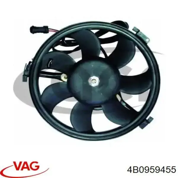 Wentylator elektryczny układu chłodzenia kompletny (silnik+wirnik) VAG 4B0959455 cena, od 75,02 USD