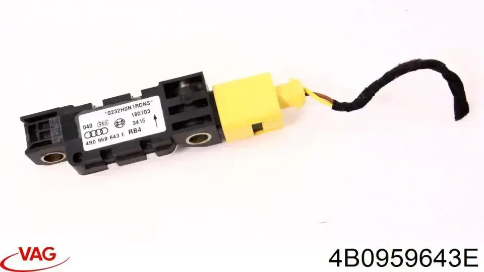 Czujnik AIRBAG przedni VAG 4B0959643E cena, od 35,75 USD