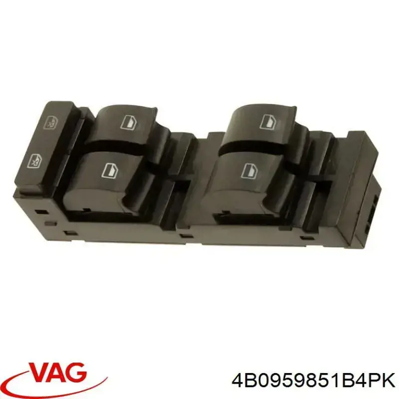 Panel przyciskowy sterowania podnośnikiem szyby przedni lewy VAG 4B0959851B4PK cena, od 27,24 USD