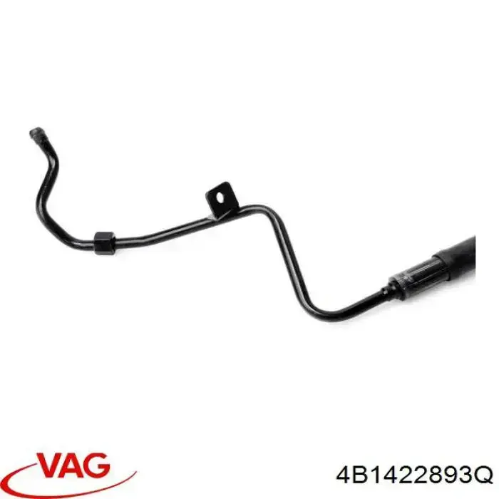 Do koszyka 4B1422893Q VAG Przewód hydraulicznego układu wspomagania wysokiego ciśnienia, od pompy do maglownicy (mechanizmu)