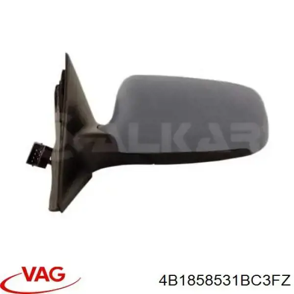 Lusterko wsteczne lewe VAG 4B1858531BC3FZ cena, od 134,25 USD