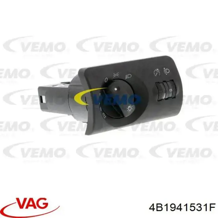 Przełącznik światła reflektorów na "torpedo" VAG 4B1941531F cena, od 10,35 USD