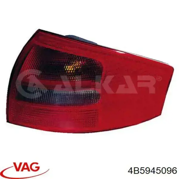 Do koszyka 4B5945096 VAG Lampa zespolona tylna prawa