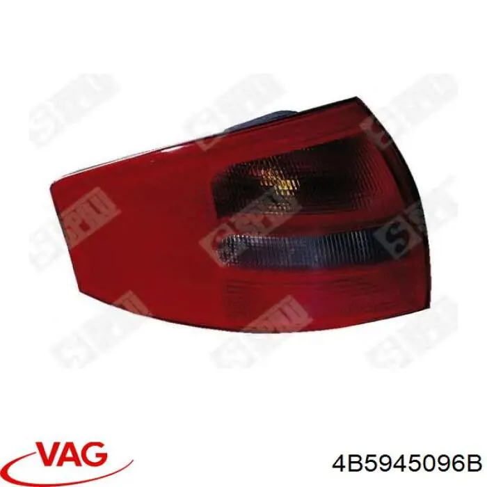 Lampa zespolona tylna prawa VAG 4B5945096B cena, od 64,70 USD