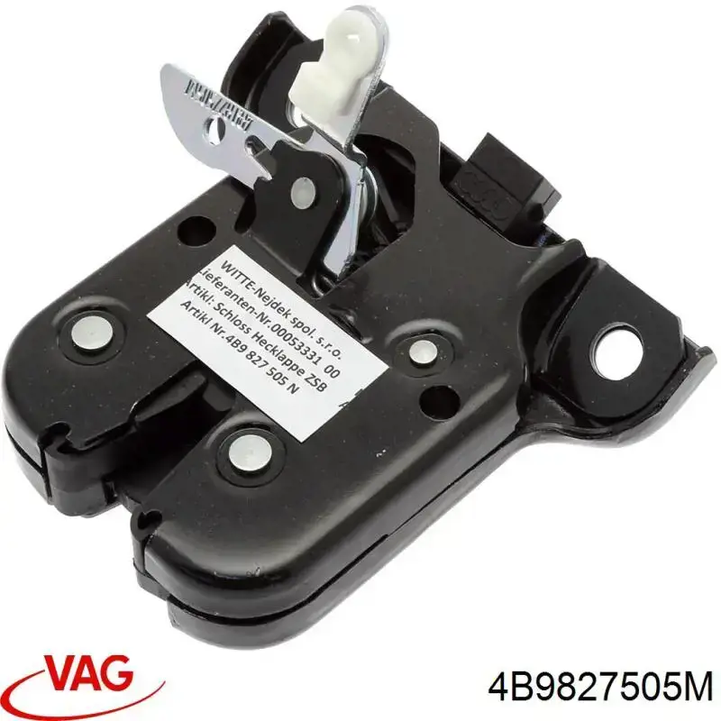 Zamek klapy bagażnika (3/5 drzwi tylnych) VAG 4B9827505M cena, od 54,48 USD