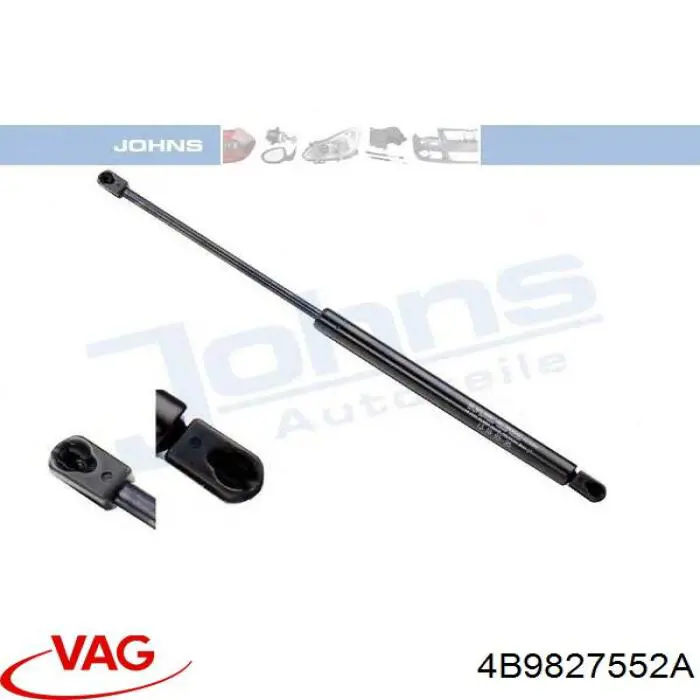 4B9827552A VAG Amortyzator klapy bagażnika (3/5 drzwi-tylnych)