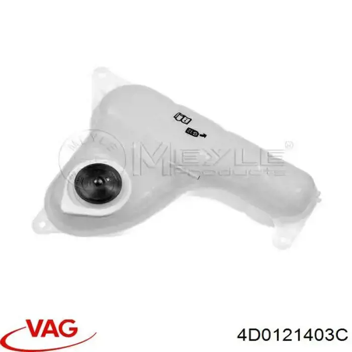 Zbiorniczek wyrównawczy układu chłodzenia VAG 4D0121403C cena, od 50,95 USD