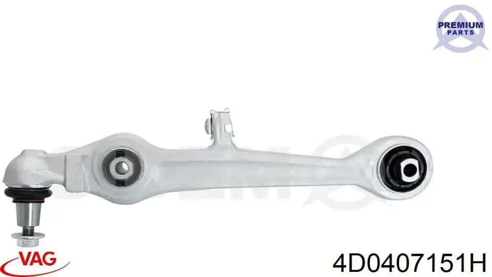 Do koszyka 4D0407151H VAG Wahacz zawieszenia przedniego dolny lewy/prawy