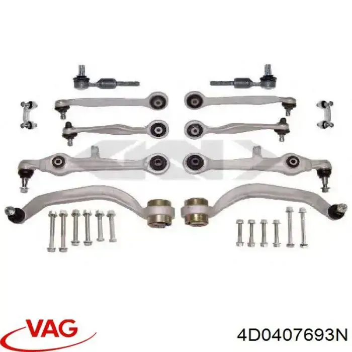Wahacz zawieszenia przedniego dolny lewy VAG 4D0407693N cena, od 47,52 USD