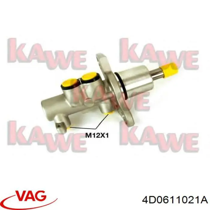 Główny cylinder hamulców 4D0611021A VAG