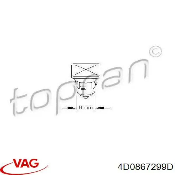  VAG 4D0867299D cena, od 1,32 USD